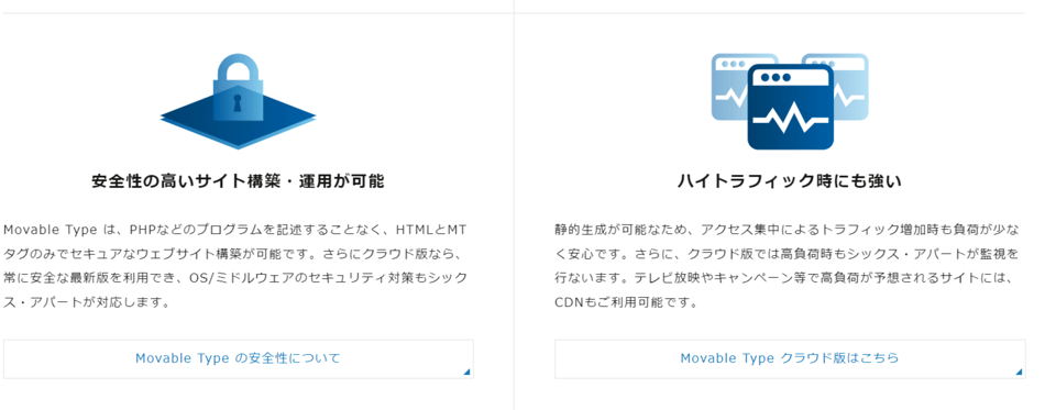 Movable Type｜静的HTMLファイルを生成する仕組みを採用