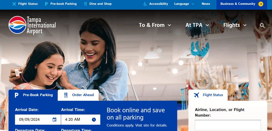 Drupal「Tampa International Airport」イメージ