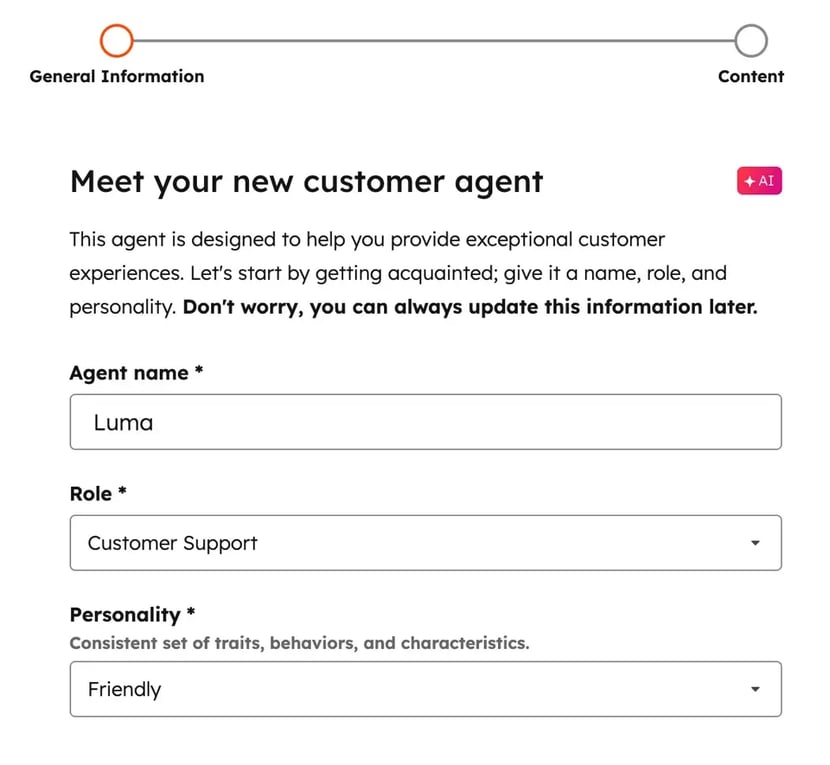 顧客対応エージェントを作成する｜HubSpotナレッジベース