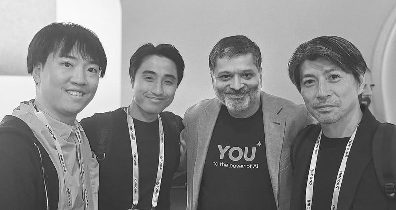 ダーメッシュ・シャー氏と弊社スタッフ