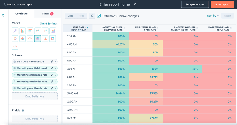 カラーパレットの選択