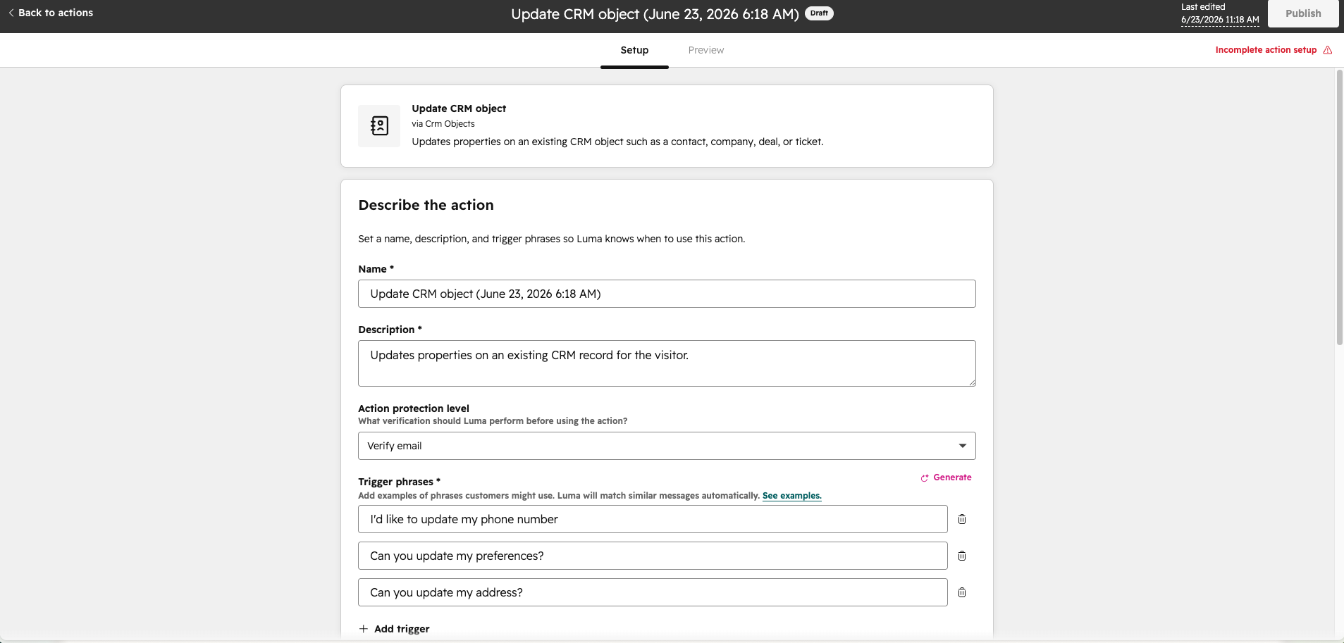 新しいアクションライブラリー:Customer Agent向けのHubSpot CRM・ワークフロー・Shopifyアクション